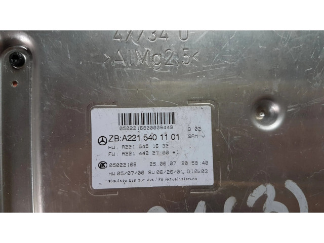 Блок комфорта A2215401101 Mercedes-Benz S W221