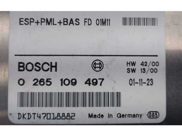 Блок управления АБС 0265109497, 0265109497 Mercedes-Benz S AMG W221