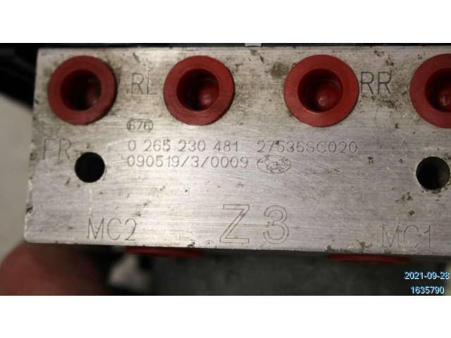Блок управления АБС 27596SC020, 0265230481 Subaru Forester SH