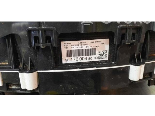 Přístrojová deska  Citroen Berlingo 2019 9817600480  