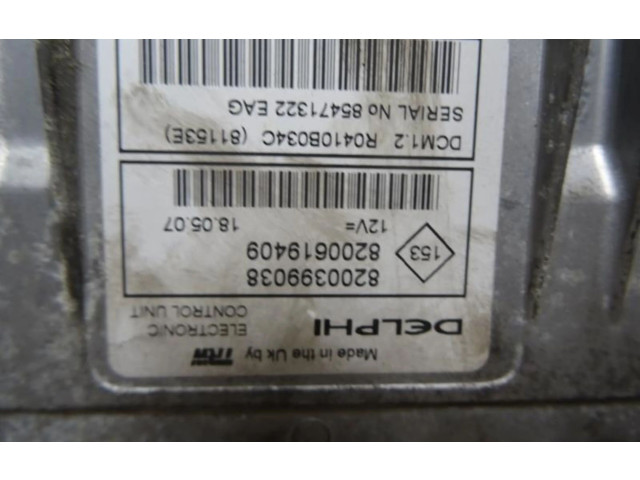 Řídící jednotka 7711497048, 7711497048 Renault Modus 2007