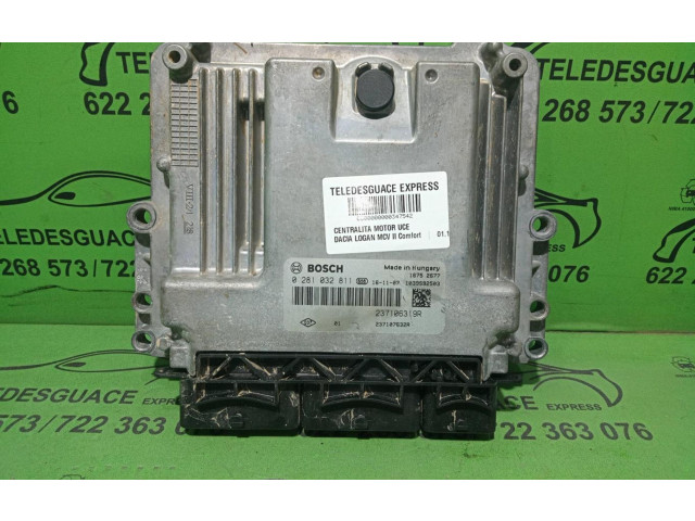 Блок управления двигателем Блок управления 0281032811   Dacia Logan II