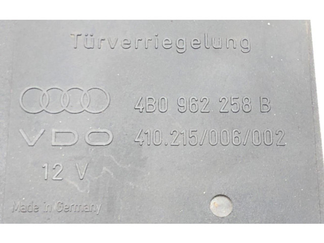 Блок комфорта 4B0962258B   Audi A6 S6 C5 4B   