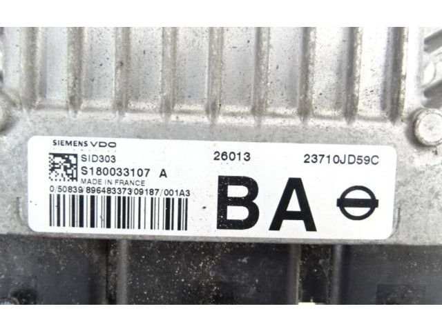 Řídící jednotka 23710JD59C, S180033107A Nissan Qashqai 2009