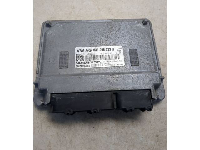 Блок управления двигателя 03E906023Q, 03E906023   Skoda Fabia Mk2 (5J)