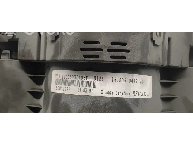 Панель приборов 156071226, 110080304088 Alfa Romeo 147