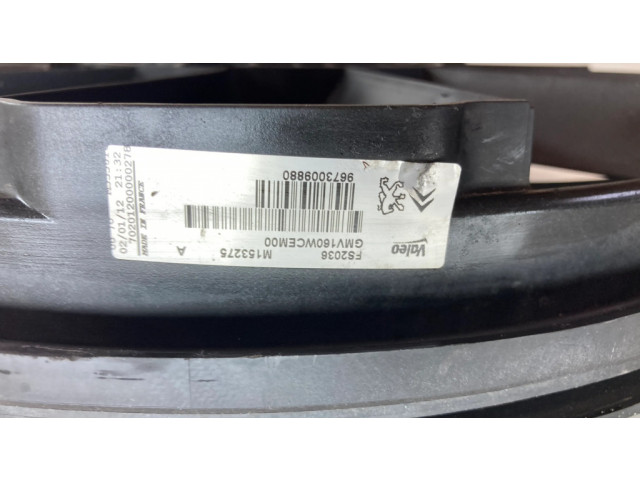 Вентилятор радиатора 9673009880 Citroen DS5 2.0