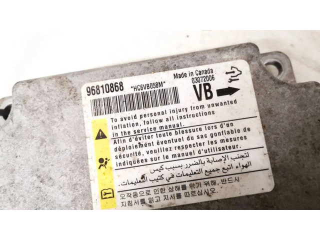 Блок подушек безопасности 96810868, 03072006   Chevrolet Captiva