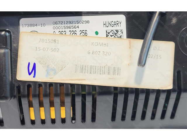 Přístrojová deska BMW X5 F15 2015 62108795238