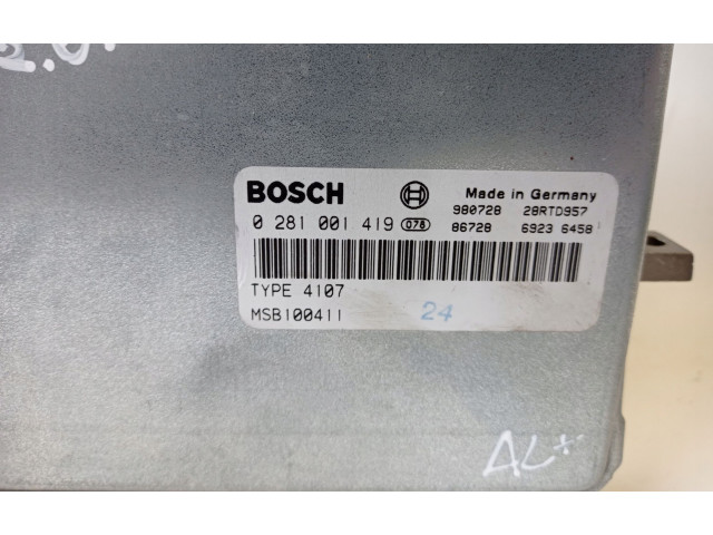 Блок управления двигателя 0281001419 Rover 620