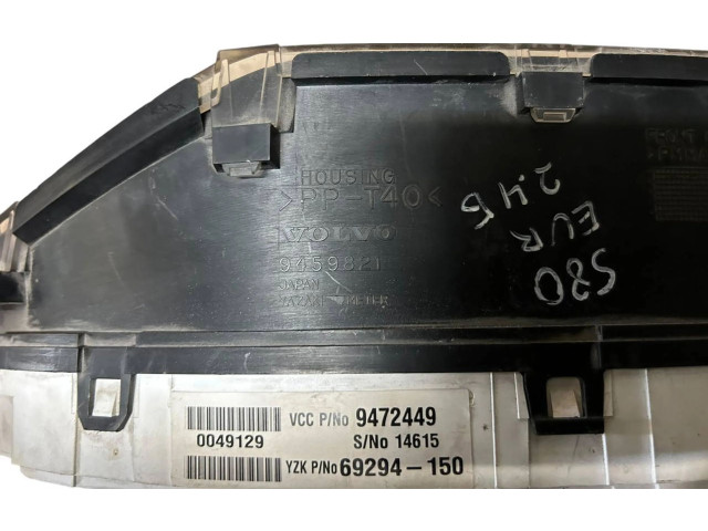 Панель приборов 9472449, 9459821   Volvo S80       