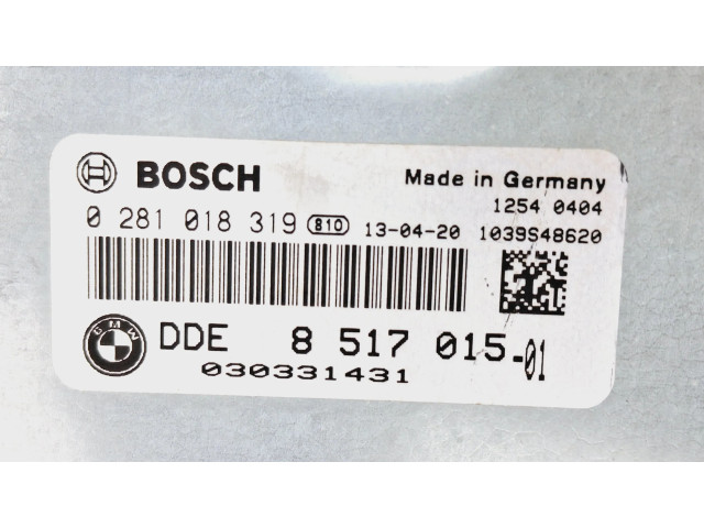Řídící jednotka 851701501, 0281018319 BMW X5 E70 2012