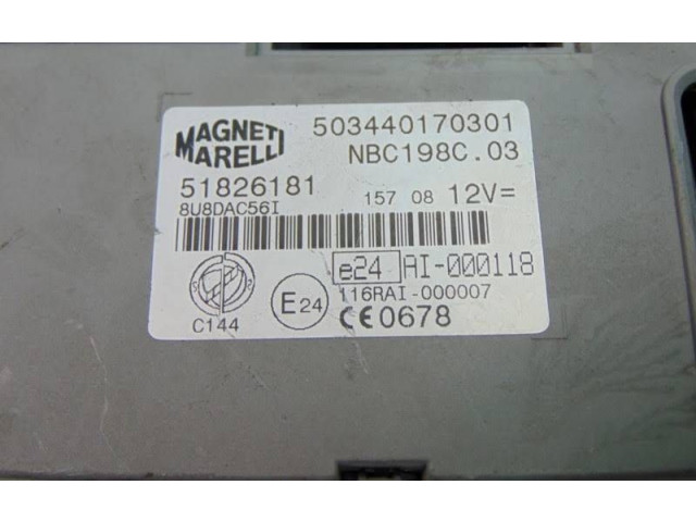 Блок комфорта 51826181   Fiat Bravo   