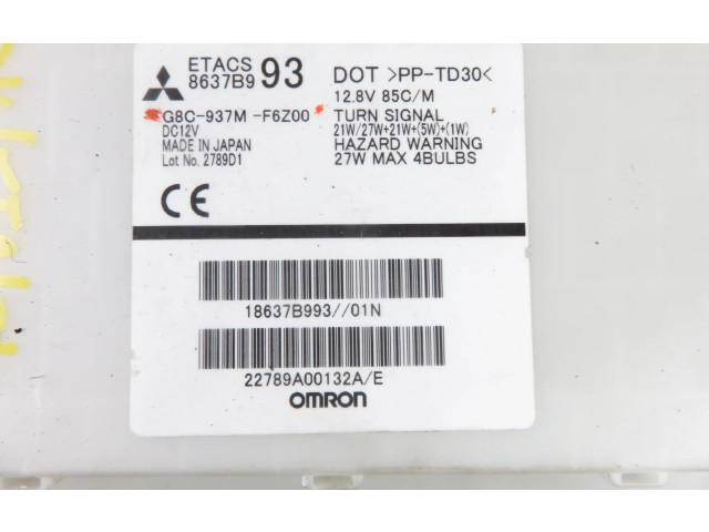 Блок предохранителей  G8C937MF6Z00, G8C937MF6Z00   Mitsubishi Mirage VI G4 Attrage    