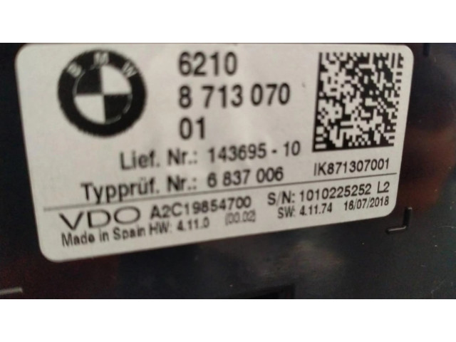 Přístrojová deska BMW X1 F48 F49 2018 6837006