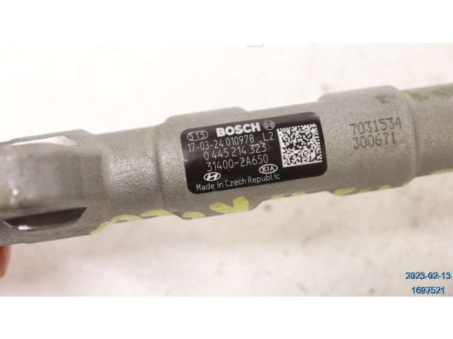 Топливная рампа 314002A650, 0445214323 KIA Ceed для двигателя D4FB