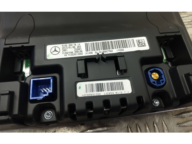 Дисплей a1669007814 Mercedes-Benz A W176