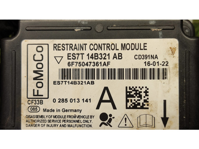Блок подушек безопасности ES7T14B321AB, 0285013141 Ford Fusion II