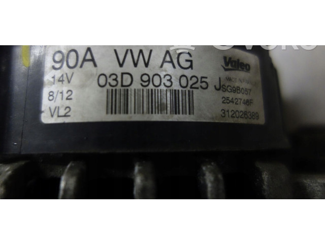 Генератор 03D903025   Skoda Fabia Mk2 (5J)      