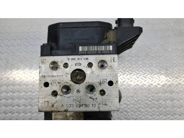Jednotka ABS A0034319012, 0265202436 Mrcedes-Benz E W210 2000