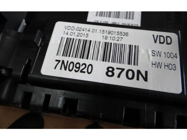Přístrojová deska Volkswagen Sharan 2011 7N0920870N