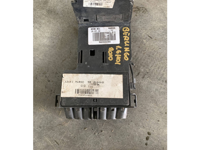 Pojistková skříňka 9660222380 Citroen Berlingo 2010