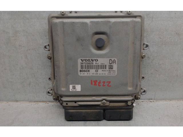 Блок управления двигателя 30729826, 0281012103BOSCH Volvo XC90