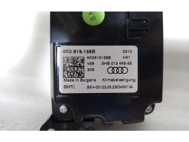 Блок управления климат-контролем 4K0919158B   Audi A7 S7 4K8