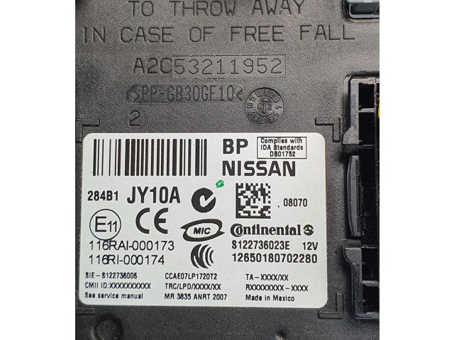 Блок комфорта 284B1JY10A   Renault Koleos I   