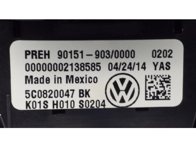 Блок управления климат-контролем 5C0820047BK   Volkswagen Jetta VI