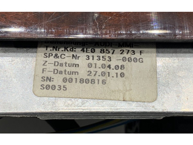 Дисплей    4E0857273F   Audi A8 S8 D3 4E