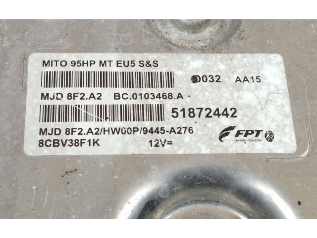 Řídící jednotka 51872442, 8CBV38F1K   Alfa Romeo Mito 2010