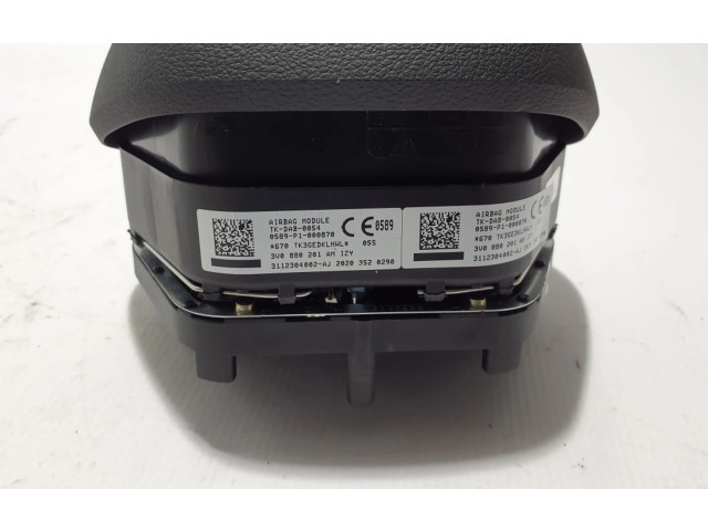 Подушка безопасности водителя 3V0880201AM Skoda Octavia Mk4