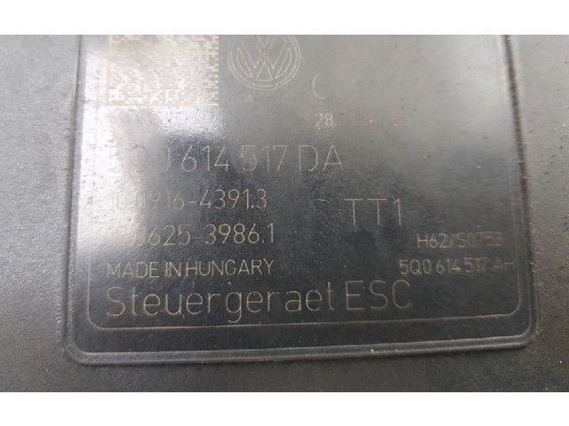 Блок АБС 5Q0614517DA, 5Q0614517DA   Skoda  Superb B8 (3V)  2015 - 2024 года