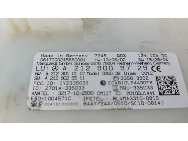 Řídící jednotka A2129009729   Mercedes-Benz GLS X166 2015