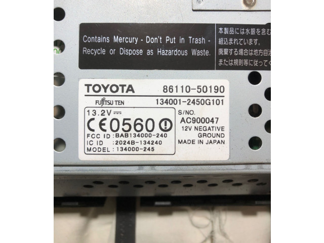 Дисплей 8611050190, AC900047 Lexus LS 430