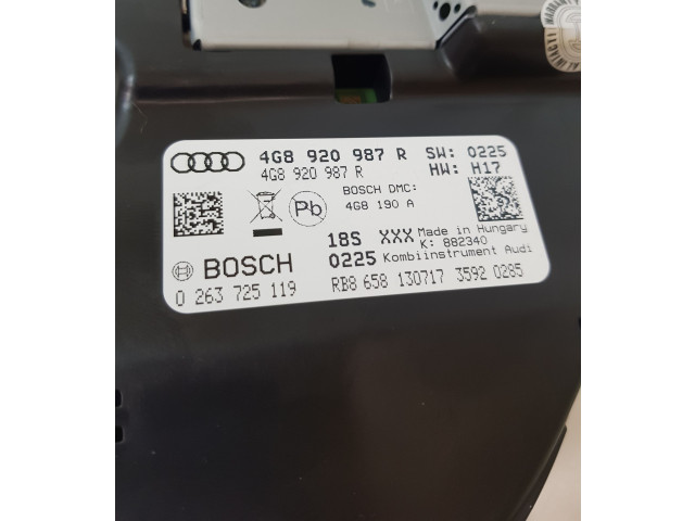Панель приборов 4G8920987R Audi A7 S7 4G