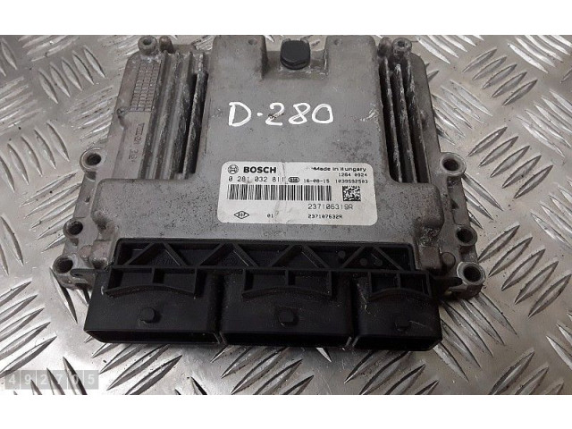 Блок управления двигателя 237106319r, 0281032811 Dacia Logan II