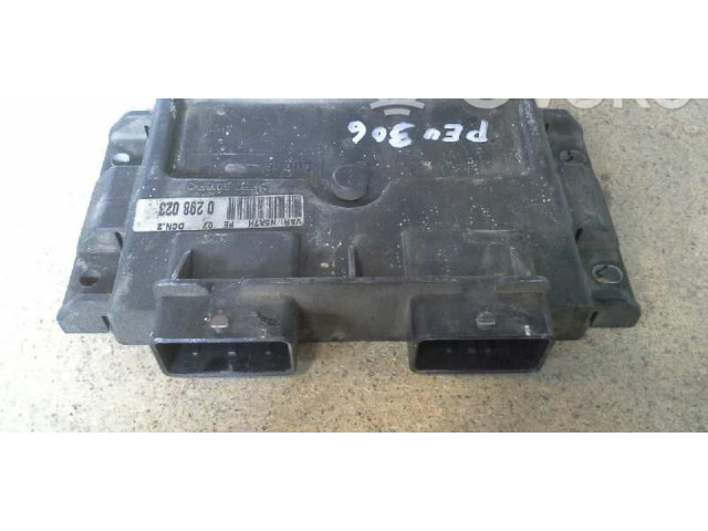Блок управления двигателя 9639587680, 80871D   Peugeot 306