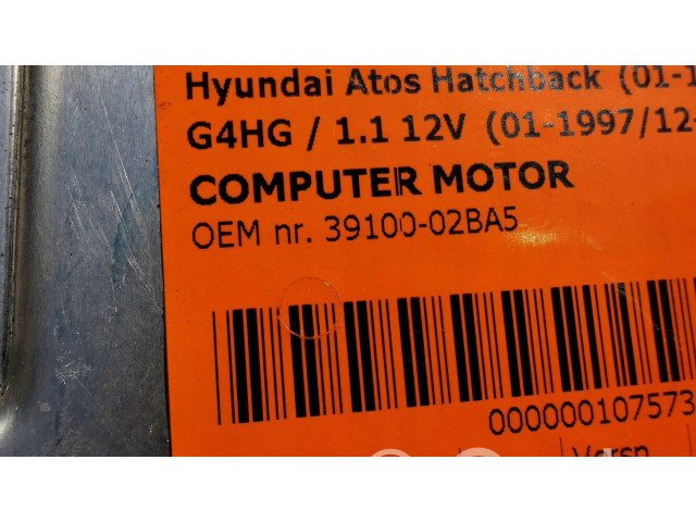 Řídící jednotka 39100-02BA5 Hyundai Atos Classic 2003