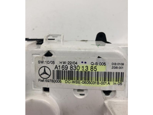 Блок управления климат-контролем A1698301385, FR1227 Mercedes-Benz A W169