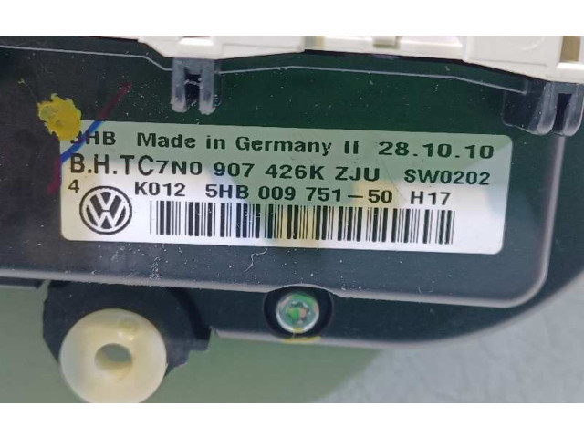 Модуль блока управления кондиционером 7N0907426BT, 7N0907426KZJU   Volkswagen Passat Alltrack