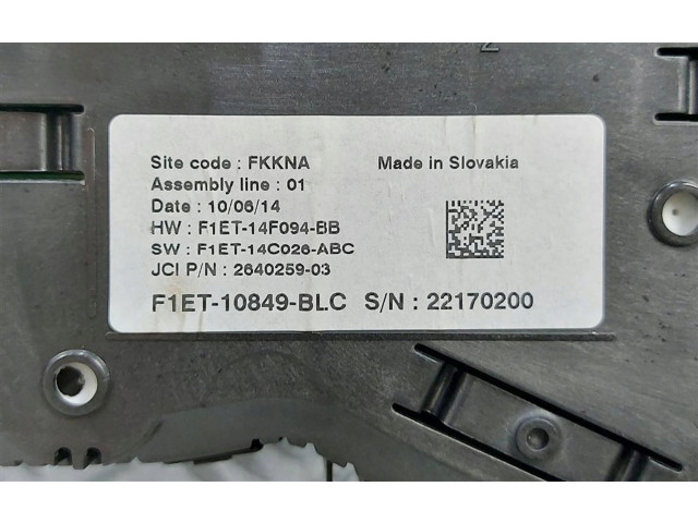 Přístrojová deska Ford Focus C-MAX 2018 F1ET-14F094-BB