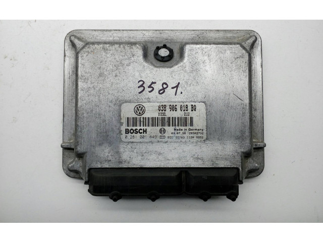 Блок управления двигателя 038906018BQ, 0281001844 Skoda Octavia Mk1 (1U)