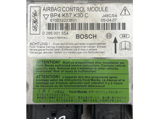 Блок подушек безопасности BP4K57K30C, 0285001554 Mazda 3 I