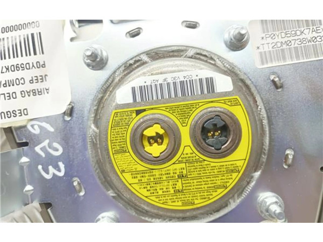 Подушка безопасности водителя P0YD59DK7A, P0YD59DK7A Jeep Compass