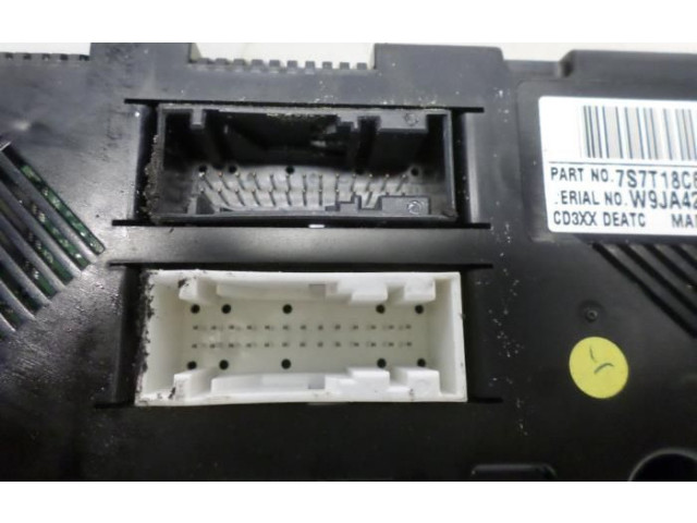 Блок управления климат-контролем 7S7T18C612AG, W9JA42362   Ford S-MAX