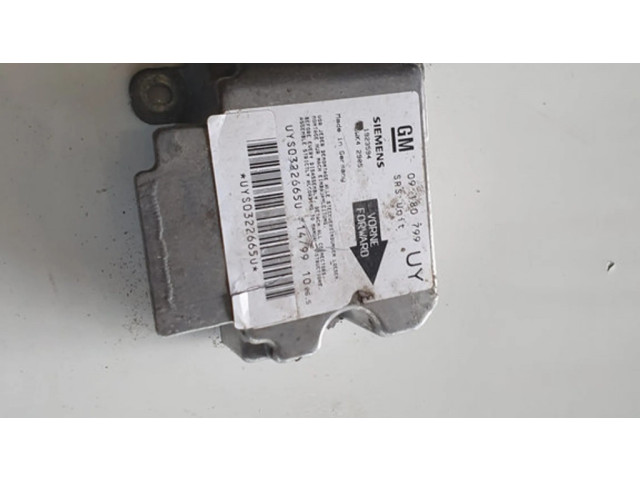 Блок подушек безопасности 09180799   Opel Zafira A