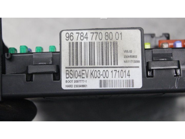   Pojistková skříňka 967847708001, 20977771   Citroen Berlingo 2015