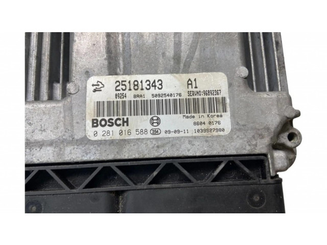 Řídící jednotka 25181343, 5092540176 Chevrolet Captiva 2010